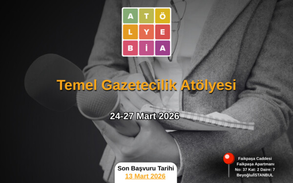 2026’nın ilk Temel Gazetecilik Atölyesi’ne çağrı