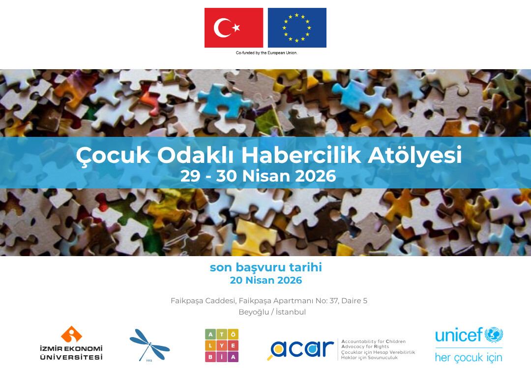 Atölye BİA, İzmir Ekonomi Üniversitesi ve UNICEF’ten Çocuk Odaklı Habercilik Atölyesi